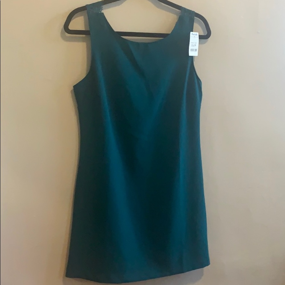 Teal cocktail dress
